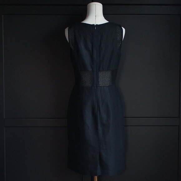 Loft | Sleeveless A-Line Eyelet LBD Dress - Picture 7 of 7